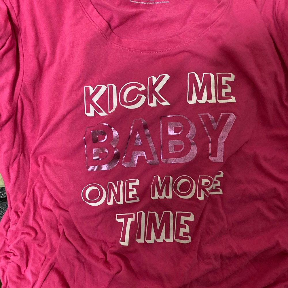 Motherhood maternity 2x-kick me baby one more time